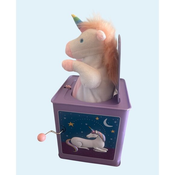 Jack Rabbit Creations Unicorn Jack-In-The-Box Toy - Picture 4 of 6